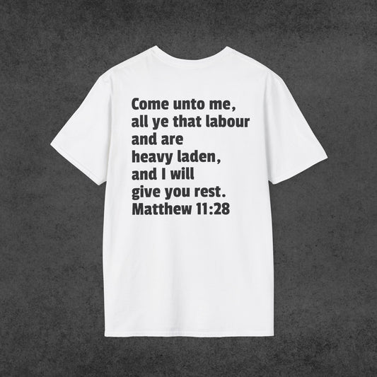 Matthew 11:28 Short Sleeve T